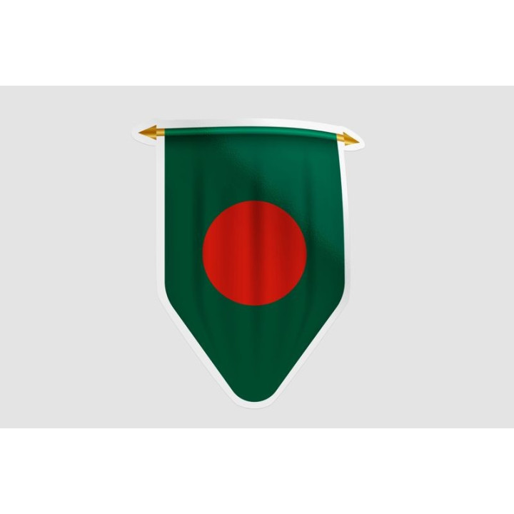 Bangladesh Flag Style 31 Sticker - DecalsHouse
