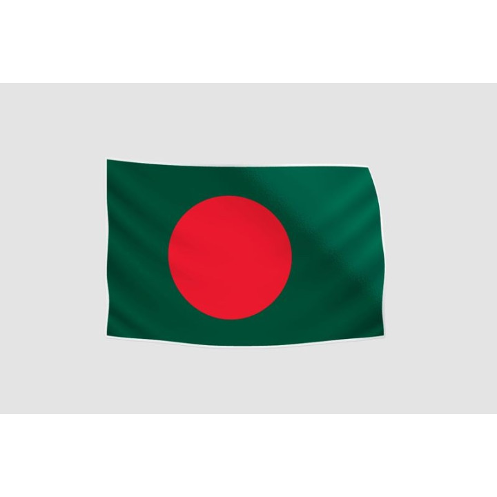 Bangladesh Flag Style 37 Sticker - DecalsHouse