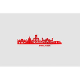 Bangladesh Landmark Style 2 Sticker - DecalsHouse