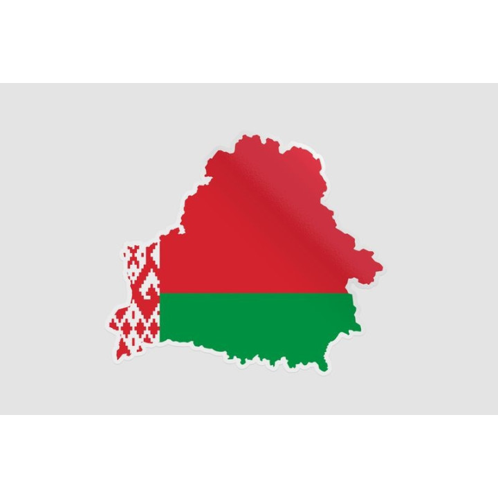 Belarus Map Sticker - DecalsHouse