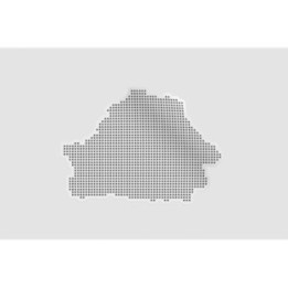 Belarus Map Style 2 Sticker - DecalsHouse