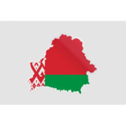 Belarus Map Style 3 Sticker - DecalsHouse
