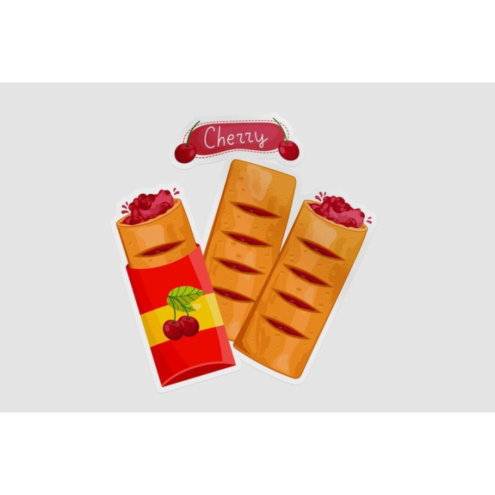 Belgian Cookies With A Fruit Stuffing Sticker - DecalsHouse