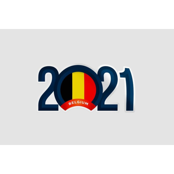Belgium 2021 Sticker - DecalsHouse