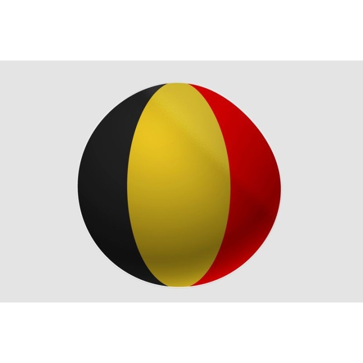 Belgium Ball Sticker - DecalsHouse