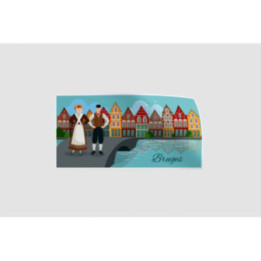 Belgium Bruges City Sticker - DecalsHouse