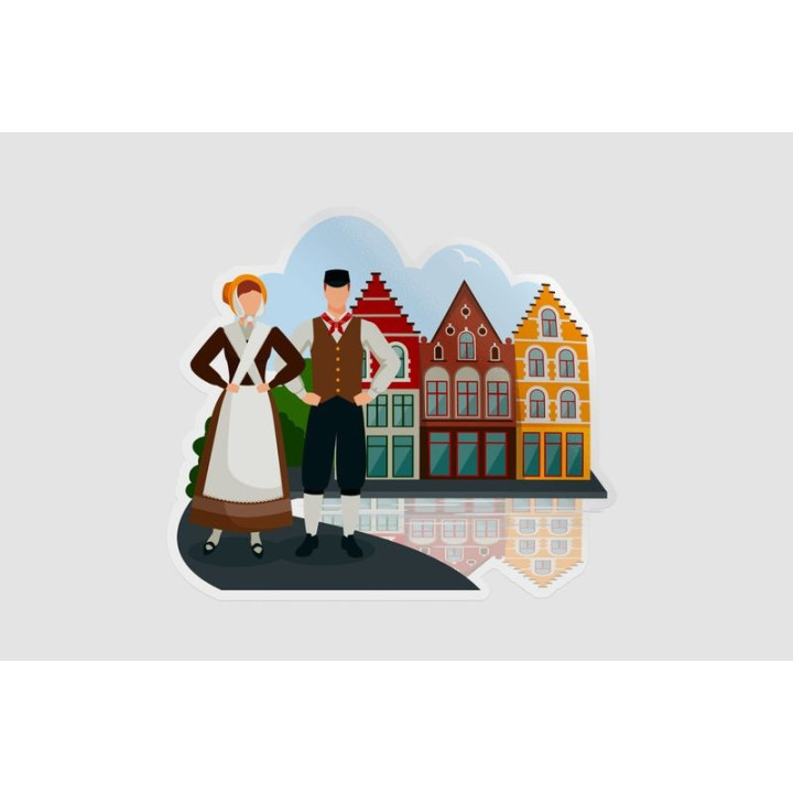 Belgium Culture Sticker - DecalsHouse