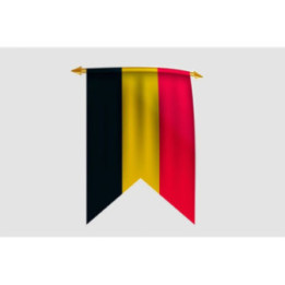 Belgium Flag Style 23 Sticker - DecalsHouse