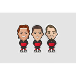 Belgium Football Players Sticker - DecalsHouse