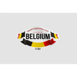 Belgium Independence Day Sticker - DecalsHouse