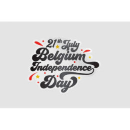 Belgium Independence Day Style 2 Sticker - DecalsHouse