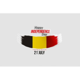 Belgium Independence Day Style 3 Sticker - DecalsHouse