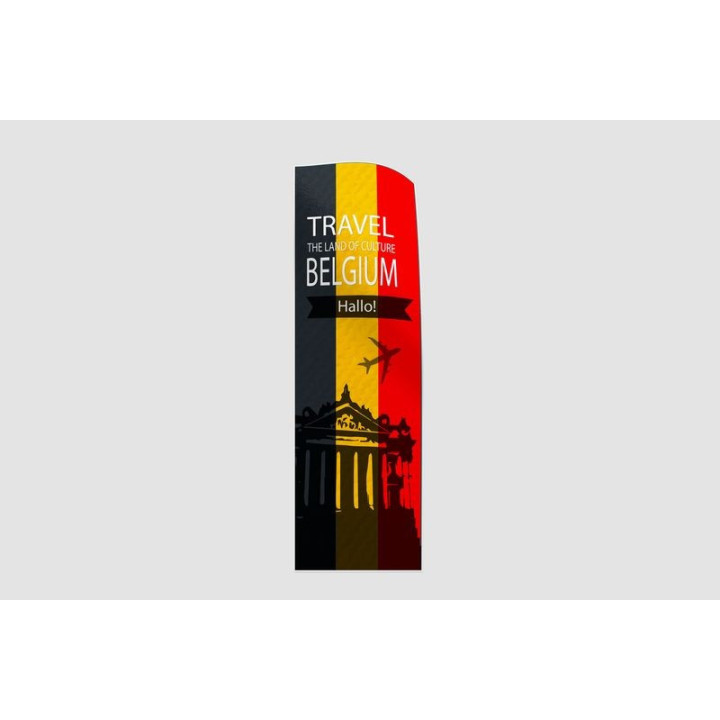 Belgium Land Of Culture Sticker - DecalsHouse