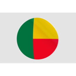 Belize Flag Ball Sticker - DecalsHouse
