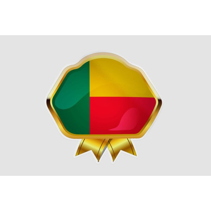 Belize Flag Style 10 Sticker - DecalsHouse
