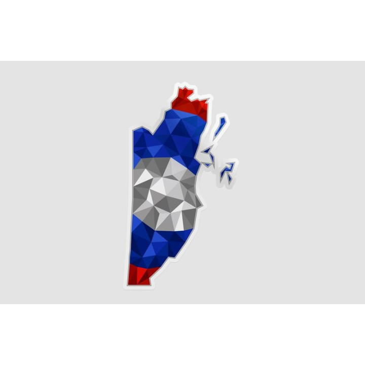 Belize Map Sticker - DecalsHouse