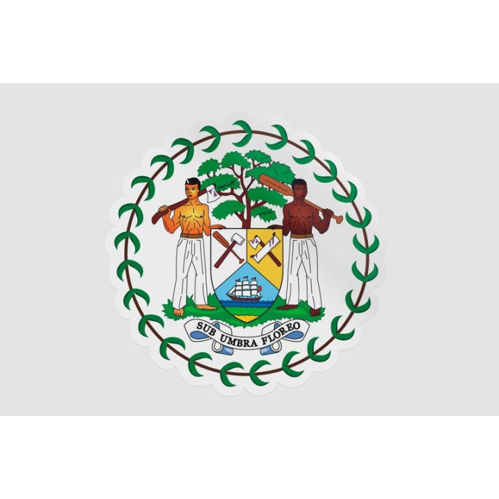 Belize National Emblem Sticker - DecalsHouse