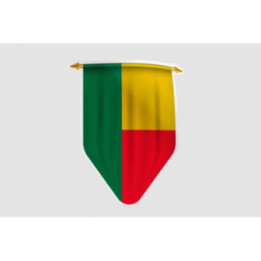 Benin Flag Style 23 Sticker - DecalsHouse