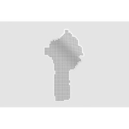Benin Map Sticker - DecalsHouse