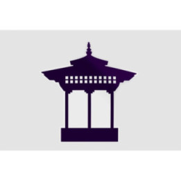 Bhutan Architecture Style 5 Sticker - DecalsHouse