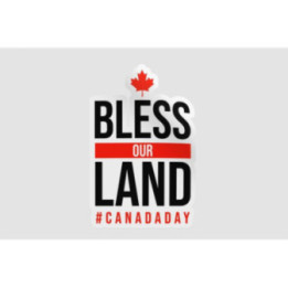 Bless Our Land Canada Sticker - DecalsHouse