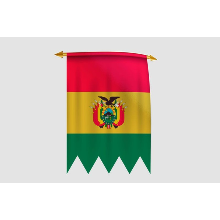Bolivia Flag Style 10 Sticker - DecalsHouse