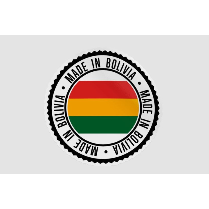 Bolivia Quality Label Style 3 Sticker - DecalsHouse