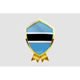 Botswana Flag Style 20 Sticker - DecalsHouse