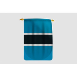 Botswana Flag Style 9 Sticker - DecalsHouse
