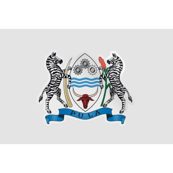 Botswana National Emblem Sticker - DecalsHouse