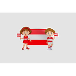 Boy And Girl From Austria Sticker - DecalsHouse