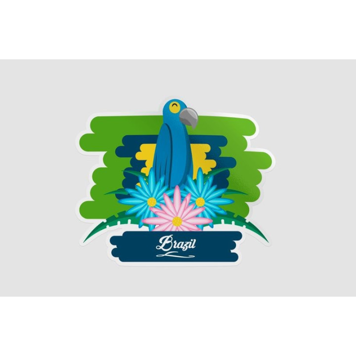 Brazil Dh Style 3 Sticker - DecalsHouse