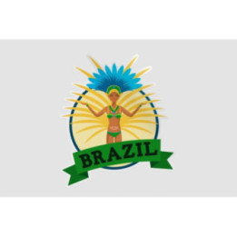 Brazil Dh Style 8 Sticker - DecalsHouse