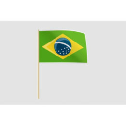 Brazil Flag Style 21 Sticker - DecalsHouse