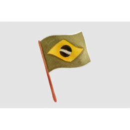 Brazil Flag Style 23 Sticker - DecalsHouse
