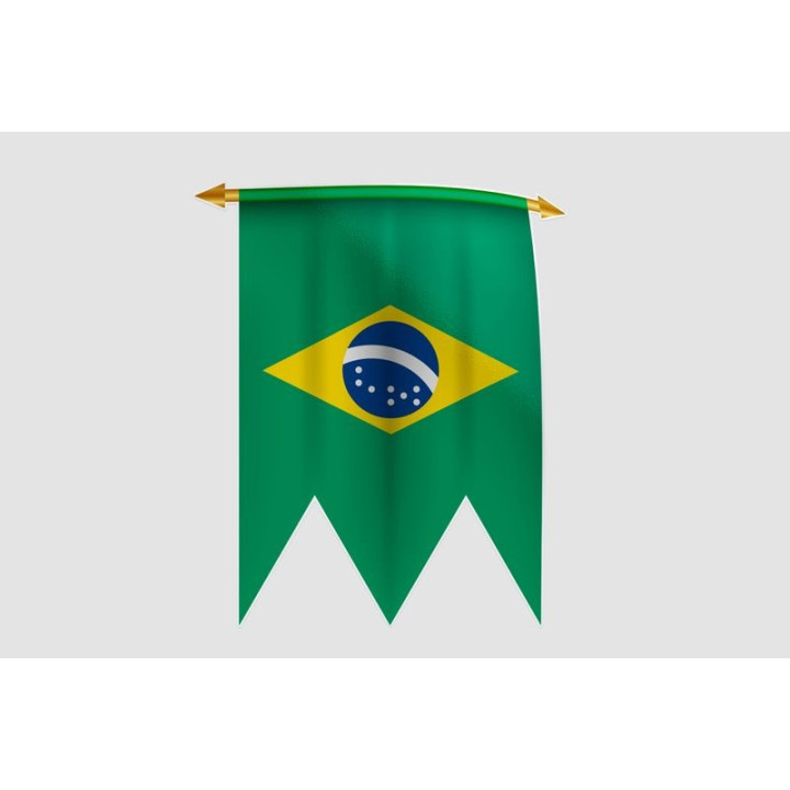 Brazil Flag Style 31 Sticker - DecalsHouse