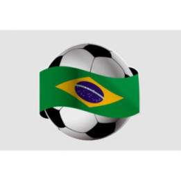 Brazil Football Ball Dh Sticker - DecalsHouse