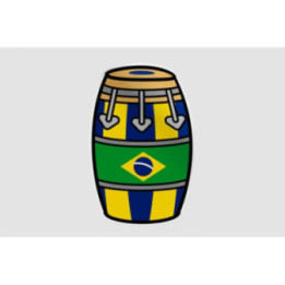 Brazil Football Supporter Dh Style 7 Sticker - DecalsHouse