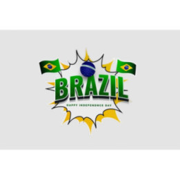 Brazil Independence Day Style 6 Sticker - DecalsHouse