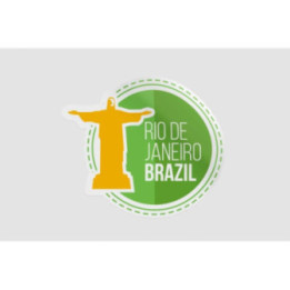 Brazil Rio De Janeiro Badge Sticker - DecalsHouse