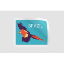 Brazil Travel Sticker - DecalsHouse