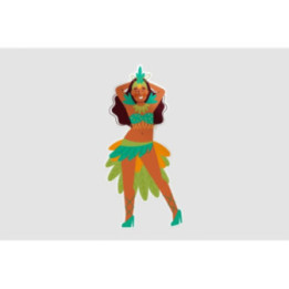 Brazilian Carnival Dancer Style 16 Sticker - DecalsHouse