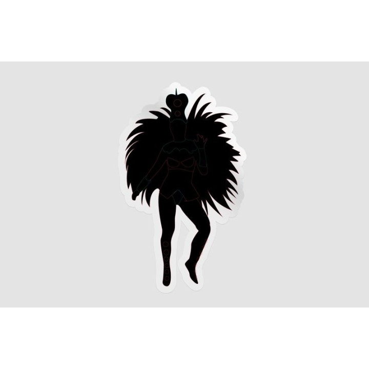 Brazilian Carnival Dancer Stickers – Samba Decals (2-Pack)