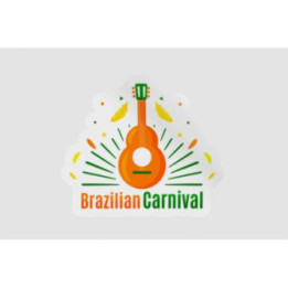 Brazilian Carnival Stickers – Samba Festival Decals (2-Pack)