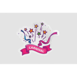 Brazilian Carnival Stickers – Rio Festa Decals (2-Pack)