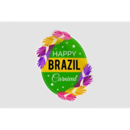 Happy Brazil Carnival Stickers – Rio Festival Decals (2-Pack)