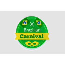 Brazilian Carnival Stickers – Samba Festival Decals (2-Pack)