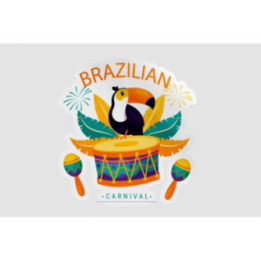 Brazilian Carnival Style 5 Sticker - DecalsHouse