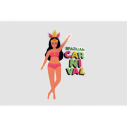 Brazilian Carnival Style 8 Sticker - DecalsHouse