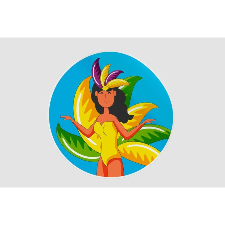 Brazilian Dancer Style 6 Sticker - DecalsHouse